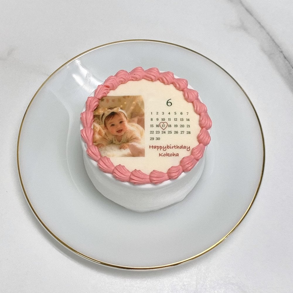 【選べる9色】お好みの写真で作るカレンダーケーキ【写真ケーキ】【プリントケーキ】【オーダーケーキ】【宅配】【記念日に】3号4号5号6号