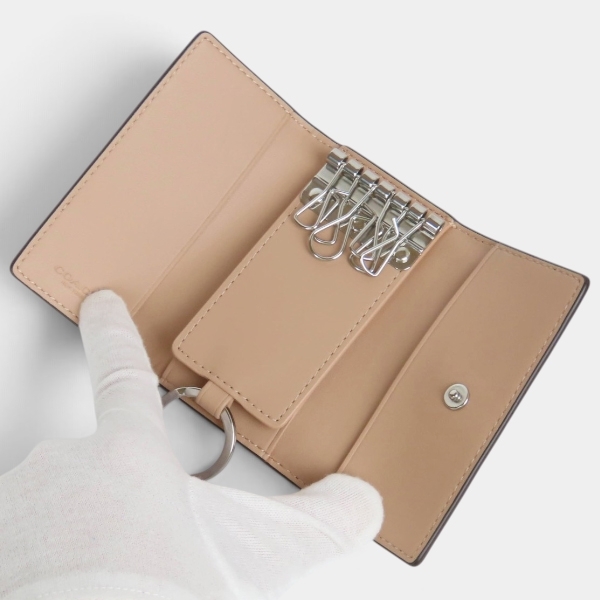 送料無料 コーチ COACH アウトレット レディース 敬老の日 小物 キーケース CH799 LHWFT(バフ) ベージュ (女性 プレゼント コンパクト 本革 スマートキー 大人可愛い)