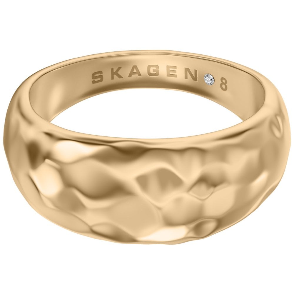 スカーゲン SKAGEN Moderne Stak アクセサリー 指輪 リング ゴールドトーン サイズ（US）6.5 レディース SKJ50267106-5