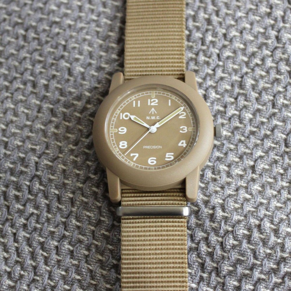 ナバルウォッチ NAVAL WATCH 腕時計 メンズ レディース ミリタリー Camper TYPE ベージュ Mil.-08ca-BG【2026 新作】
