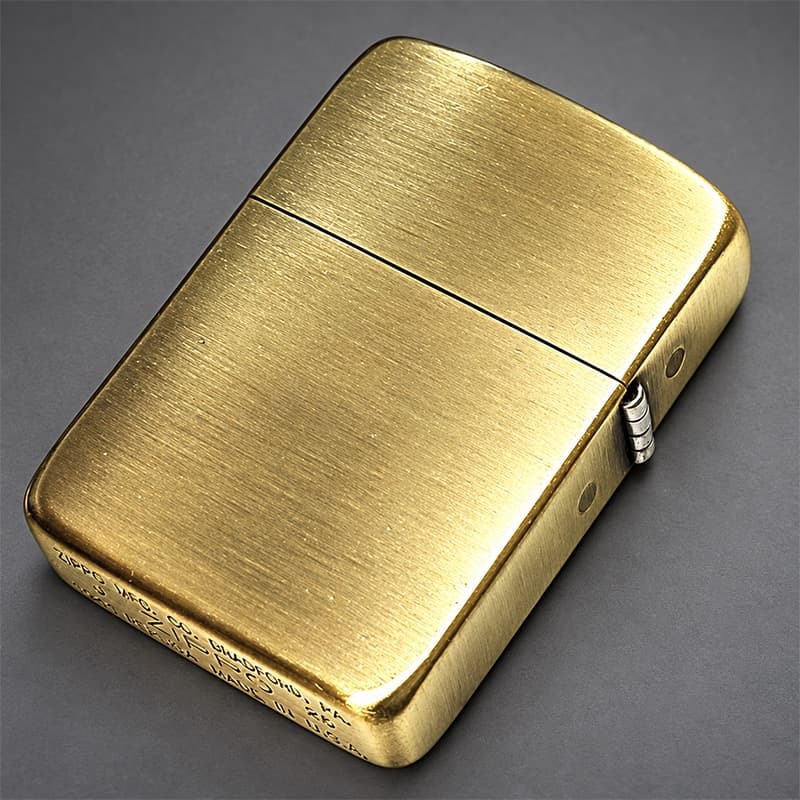 ZIPPO ライター 1941復刻 レプリカ ジッポ アンティークブラス 古美仕上げ ゴールド シンプル スタンダード 丸角 かっこいい おしゃれ ギフト メンズ