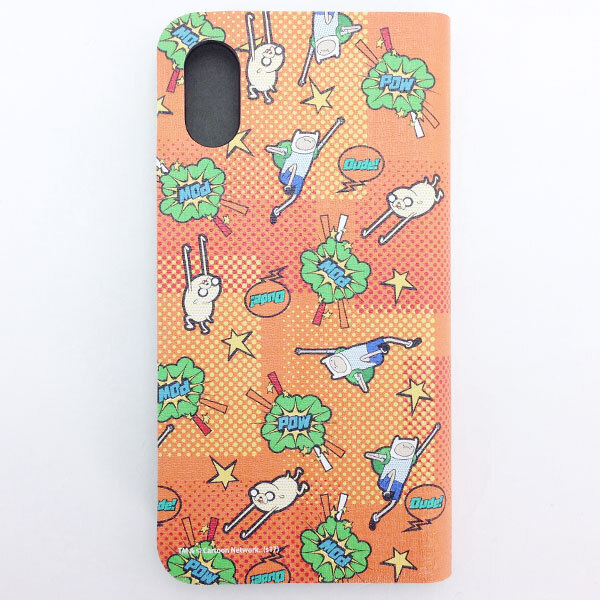 アドベンチャータイム フィン ジェイク iPhone  対応 フリップカバー(MCD)