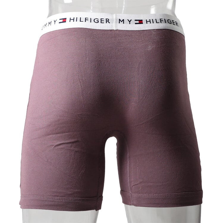 トミーヒルフィガー：COTTON CLASSICS ボクサーブリーフ 3PK（アイロンウィード)[ボクサーパンツ/ 男性下着/ メンズインナー/人気ブランド/おすすめギフト/誕生日プレゼント/メンズファッション]