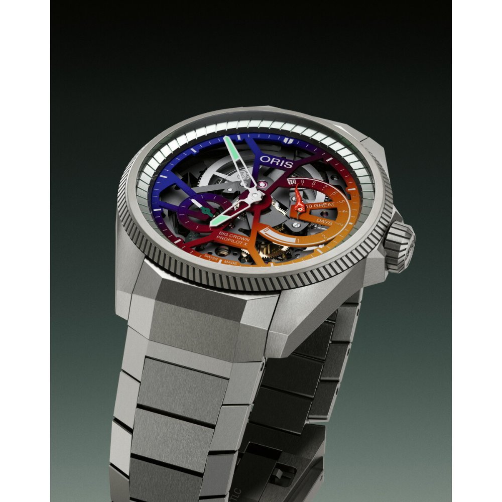 オリス ORIS プロパイロットX ゴンゾ エディション ディズニー ザ・マペッツ PROPILOT X GONZO EDITION 腕時計 メンズ 手巻き 01 115 7759 7180-Set【2026 新作】