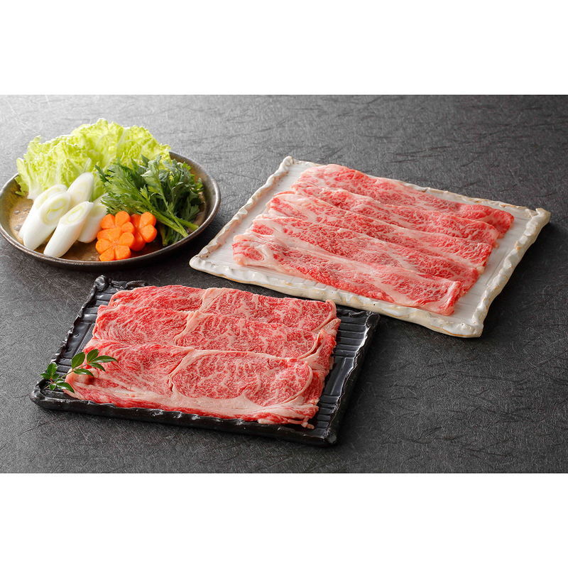 蔵王牛すき焼食べ比べ (6512-70) [お中元][お歳暮] ※送料無料(北海道・沖縄・離島への配送不可)