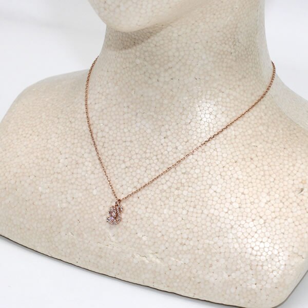 SWAROVSKI スワロフスキー ネックレス 5738203 Swan アクセサリー ローズゴールド