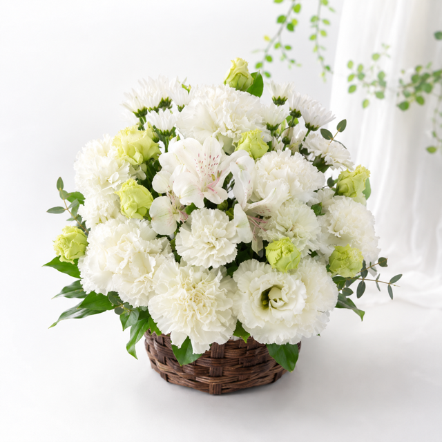 【花 お供え】生花アレンジメント 法要 御仏前 ご希望の色合い イメージで 花屋さんの手作り 画像配信 メッセージカードOK 北海道・沖縄・九州・四国・中国・離島への配送は不可
