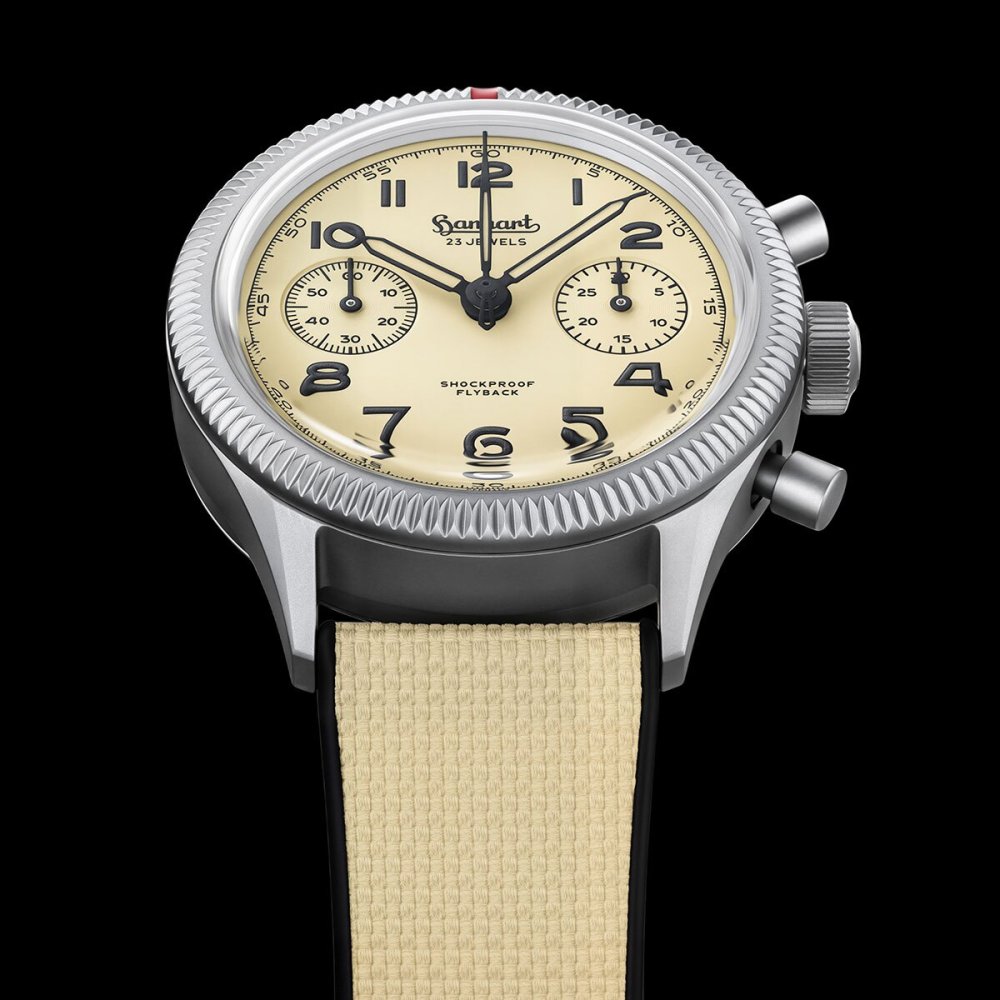 ハンハルト HANHART 417 TI Desert Pilot デザートパイロット 腕時計 メンズ 手巻き フライバック 限定モデル H701l.250-1715【2026 新作】
