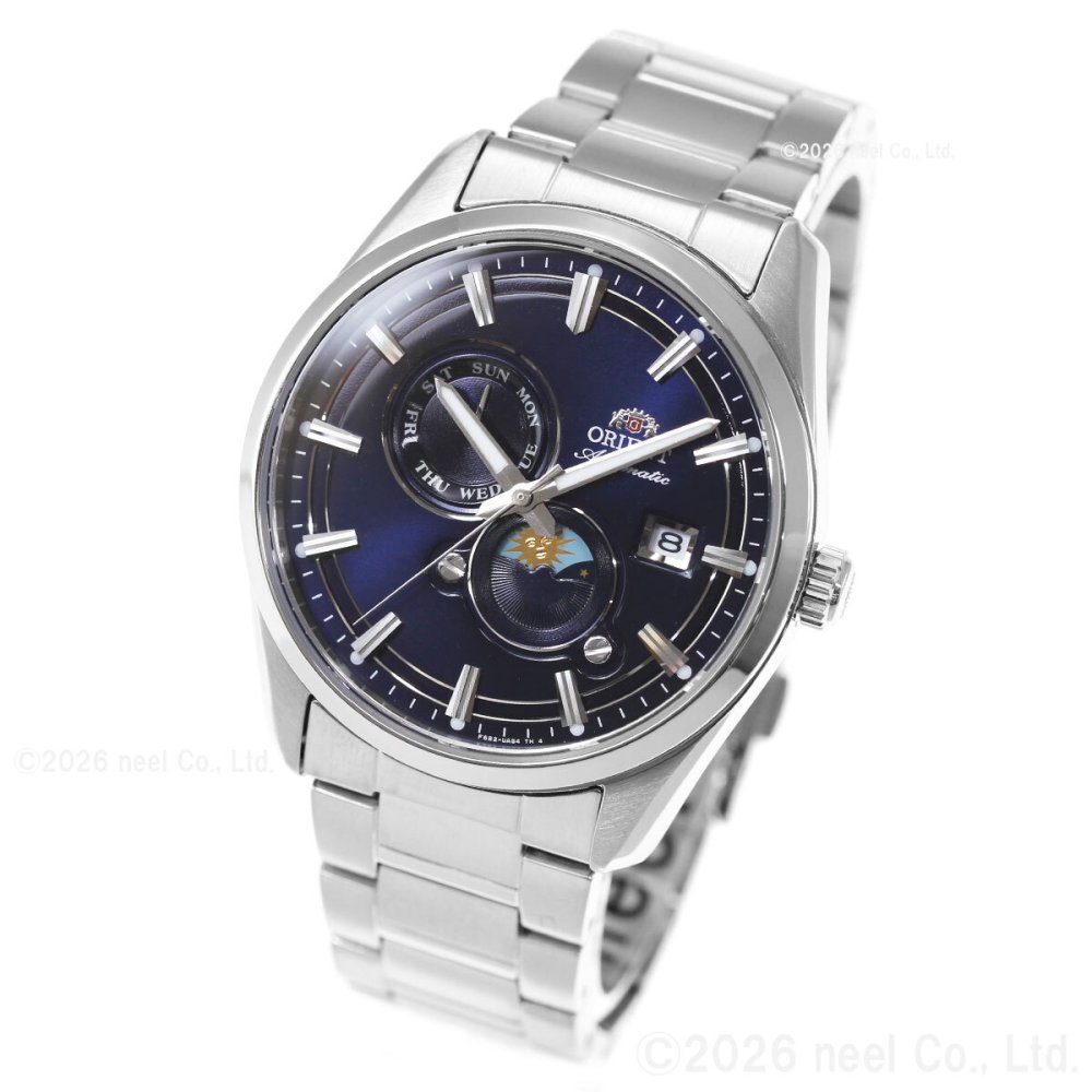 オリエント ORIENT コンテンポラリー Contemporary オリエントストレット サンアンドムーン SUN ＆ MOON 自動巻 腕時計 RN-AK0315L Orient Stretto【2026 新作】