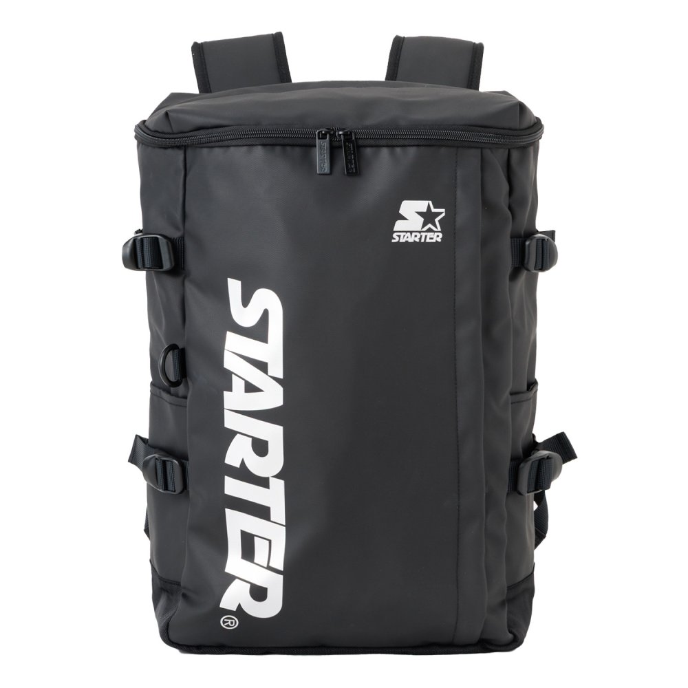 STARTER スターター リュック 大容量 30L ボックス型 バックパック 通学 通勤 PC収納 B4 A4 撥水 スクエア メンズ レディース スポーティー カジュアル 部活 部活用 スポーツ 部活リュック 高校生 大学生 学生 SCG-6802 2026FW Karlas