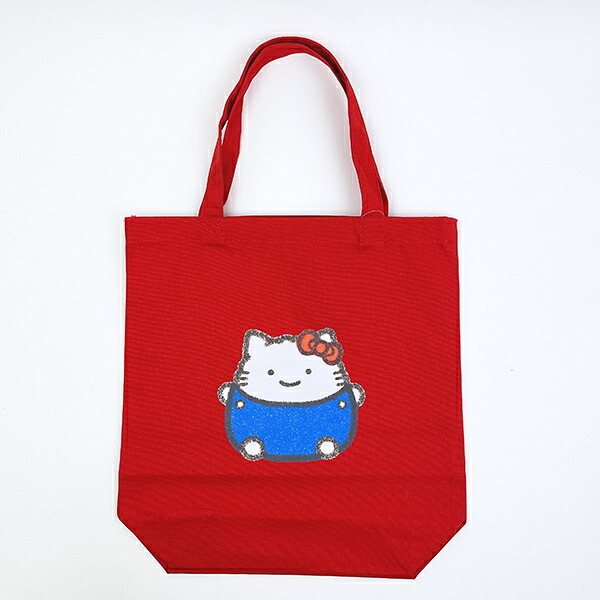 サンリオ ハローキティ × なんでもいきもの トートバッグ レッド Sanrio 送料込み
