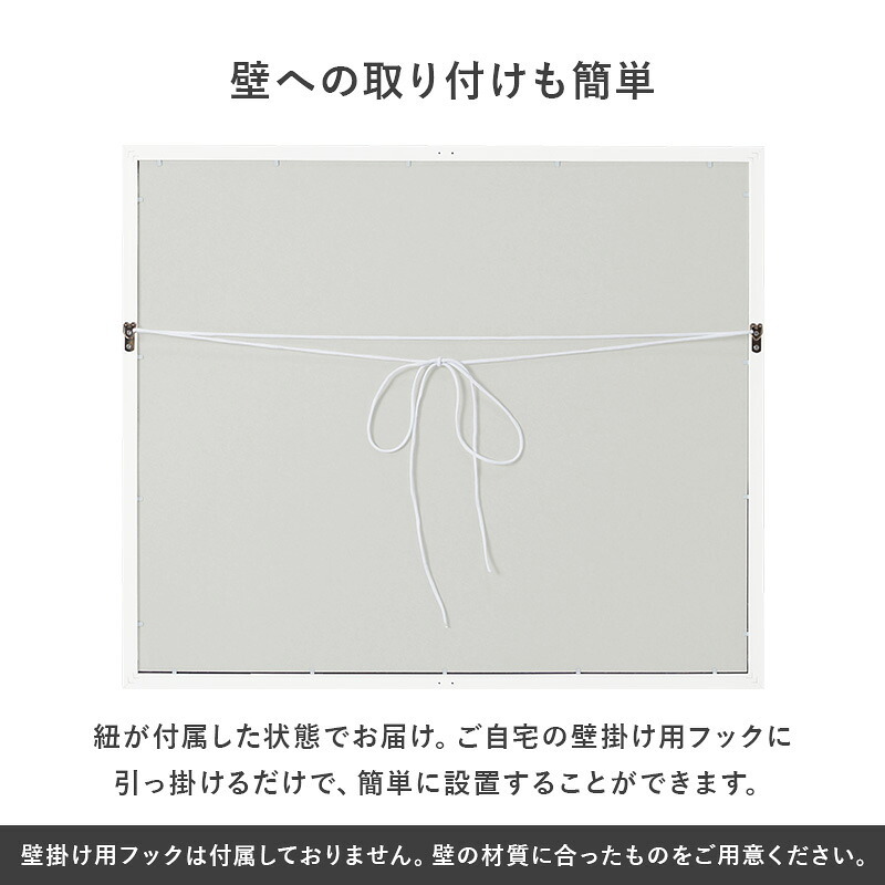 窓風ミラー 窓枠風 壁掛けミラー ウォールミラー 幅65cm 高さ55cm 横長 アンティーク カフェ風 ブラック ホワイト 飛散防止