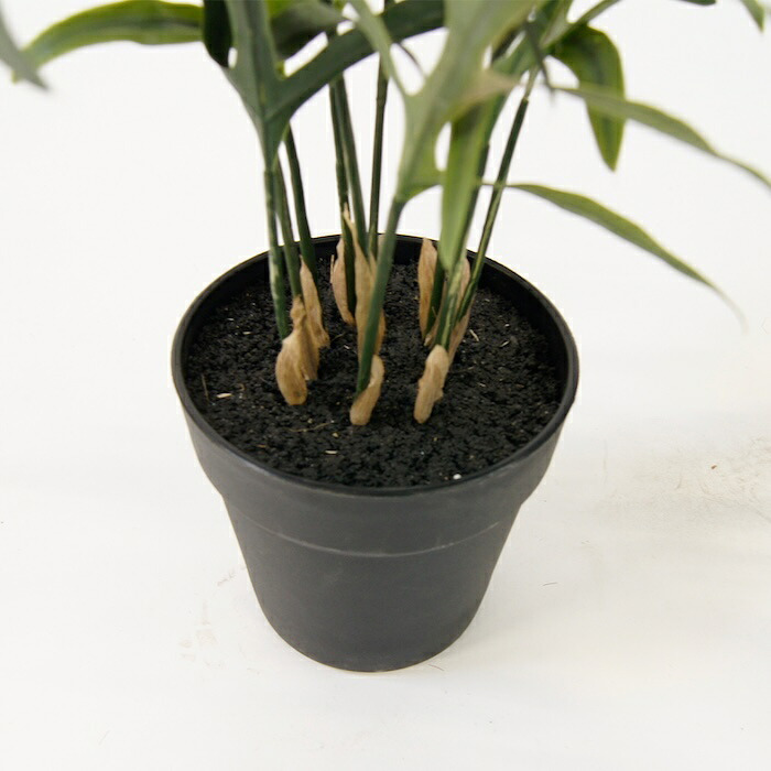 観葉植物 造花 フレボディウム BROWN 全高約65cm 卓上・小型 フェイクグリーン 本物そっくり おしゃれ インテリア 人工観葉植物 アーティフィシャルグリーン オフィス 店舗 ホテル 開店祝い 室内 ミニ ブルースター シダ フェイク