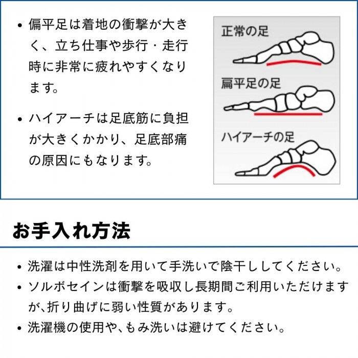 ソルボ タテアーチサポーター 薄型 L 25.0-27.5cm オフホワイト 左右兼用 土踏まず 扁平足 足裏 疲れ 衝撃吸収 日本製 立ち仕事 歩行サポート SORBO 63297 三進興産