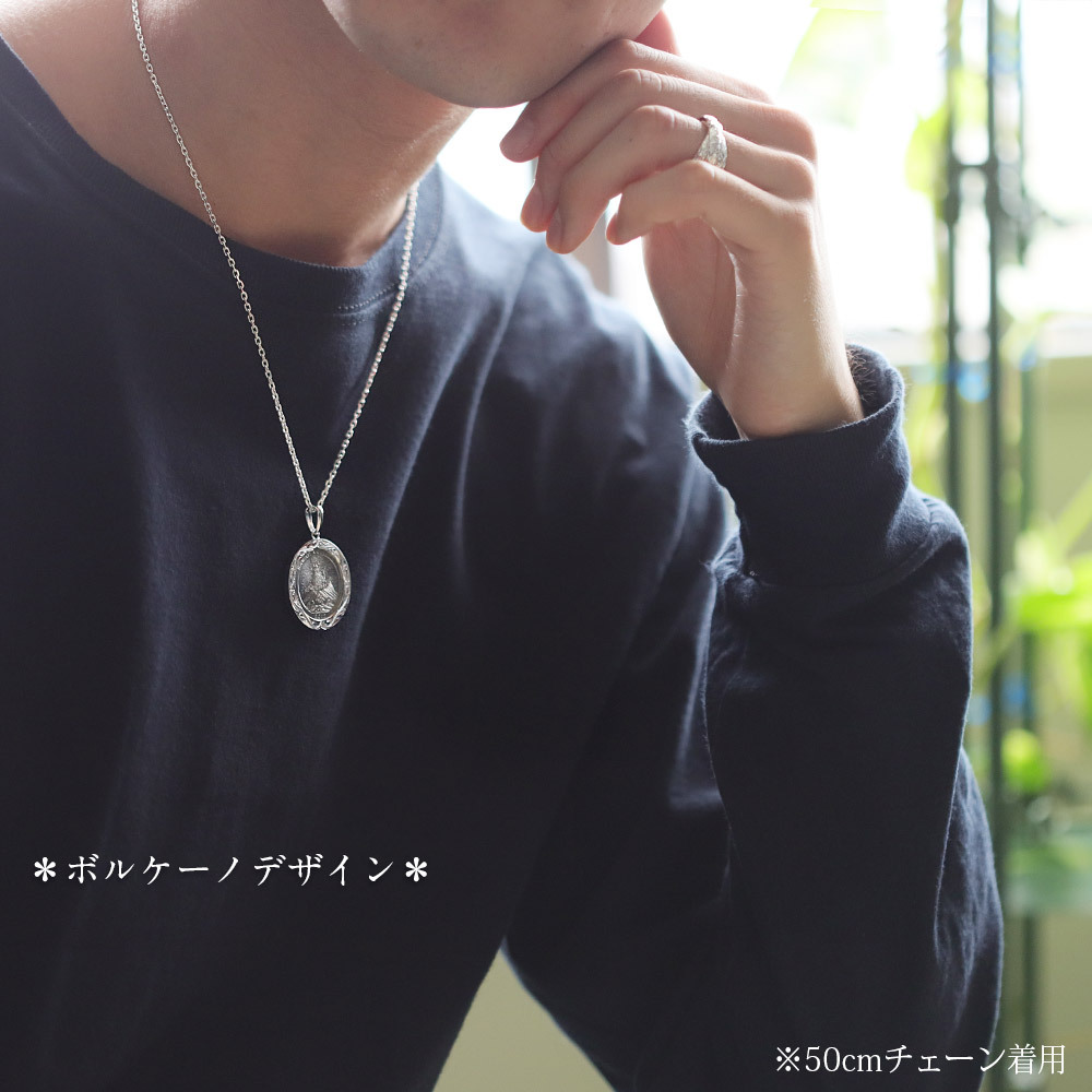 ハワイアンジュエリー ネックレス シルバー ネックレス 刻印 無料 誕生石入れ可 アメリカ 50州 25セント 記念硬貨 クォーターコイン プルーフ銀貨 ロジウム メダル シルバー925 チェーン ギフトBOX SP319 プレゼント ハロウィン 【品番：CG-SP306N】
