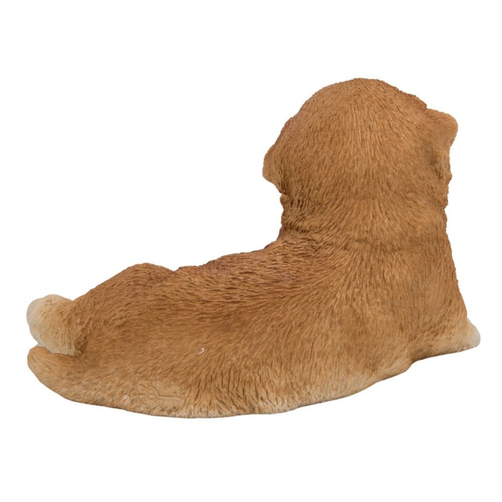 置物 woobia ウービア 日本犬 あくびをしている秋田犬 子犬 幅20.5cm 寝そべり 和風 リアル 本物そっくり イギリス生まれ 職人手彩色 縁起物 戌年 玄関 インテリア 新築祝い 引っ越し祝い 開店祝い 出産祝い 誕生日 お祝い ギフト プレゼント 犬好き 秋田犬好き