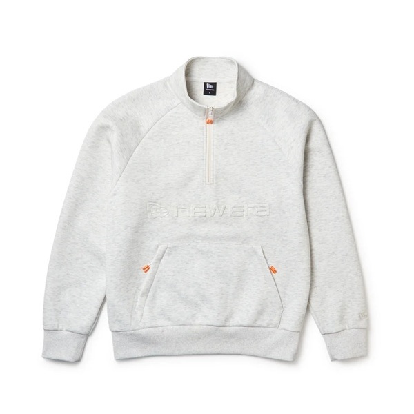 ニューエラ ゴルフ テック スウェット ハーフジップ プルオーバー Emboss Logo オートミール New Era Golf (15129438) 2026年秋冬モデル お誕生日祝い お祝い 記念品 お父さん 父の日 彼氏 男性 30代 40代 50代 60代 母の日 お母さん 還暦祝い 敬老の日 彼女 人気プレゼント プレゼント