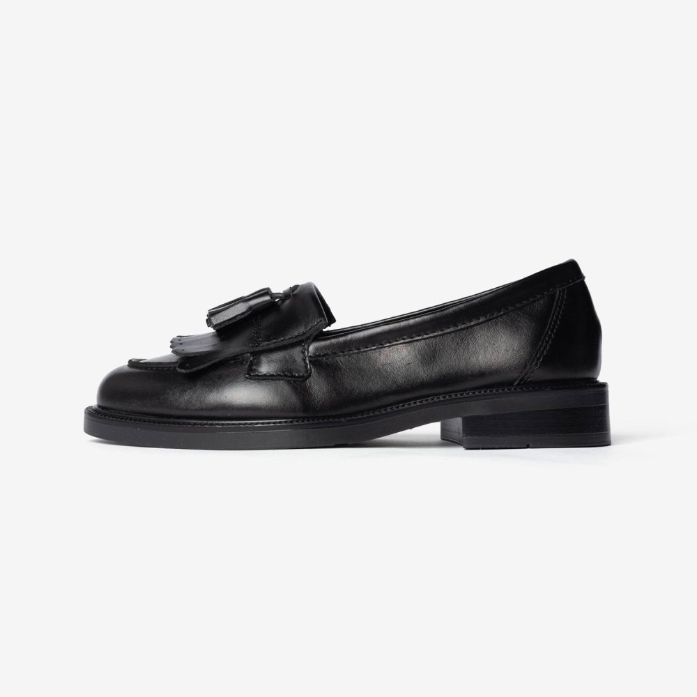 【正規品】 エネス ENESS KILT TASSEL LOAFERS キルト タッセル ST-4820 ローファー レザー レディース シューズ