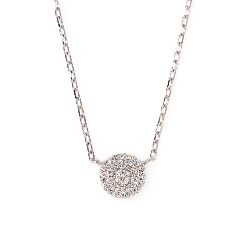 ダイヤモンド ネックレス 取り巻き 0.06ct K18 18K 18金 プラチナ ダイヤ 女性 レディース 誕生日 記念日 結婚記念日 錫婚式 10年 プレゼント ギフト 誕生日プレゼント 自分へのご褒美 フォーマル 20代 30代 40代 50代 60代 妻 彼女 ゴールド ホワイトゴールド ピンクゴールド イエローゴールド ダイヤ アクセサリー アレルギー対応 金属アレルギー 10yd