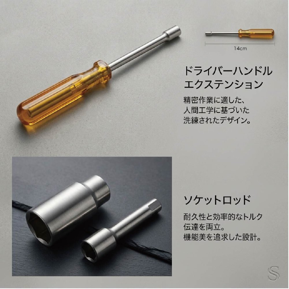 ソケットレンチセット 40pcs ラチェットレンチ インチ ミリ 両対応 ディープソケット 工具セット 1/4 3/8 バイク アメ車 ハーレー 車 自動車 修理 整備 メンテナンス エクステンション 車載工具 携帯 ツールボックス