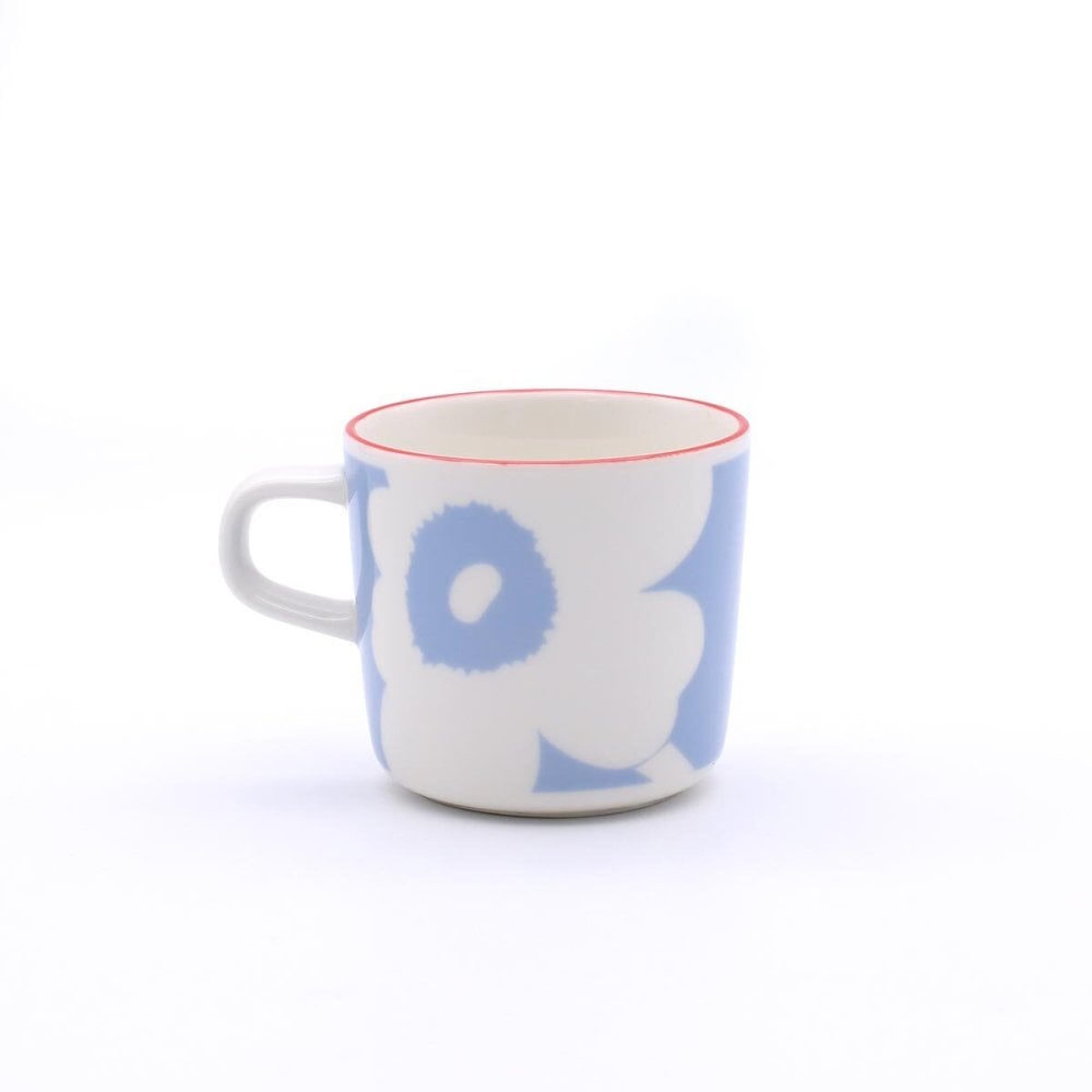 マリメッコ ユフラ ウニッコ コーヒーカップ 200ml ホワイト/ライトブルー/オレンジレッド marimekko UNIKKO JUHLA 耐熱 電子レンジ対応 ギフト 結婚祝い プレゼント 贈り物