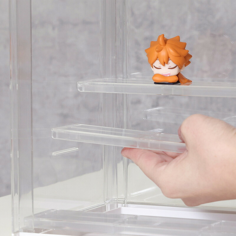コレクションケース hina White Lily ホワイト・ピンク・イエロー・グリーン 4色展開 収納ラック オープンラック シェルフ 整理棚 収納家具 おしゃれ シンプル 新生活 インテリア 不二貿易