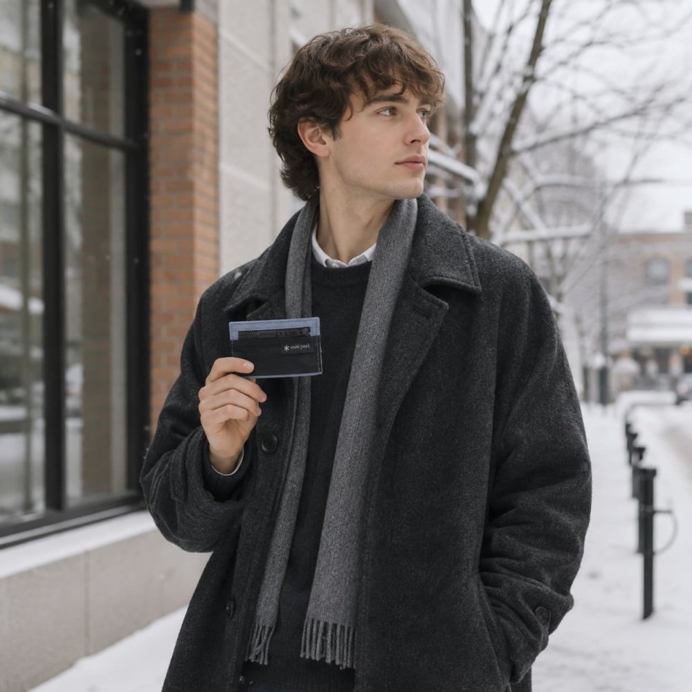 snowpeak Everyday Use Smart Wallet 折り財布 財布 さいふ サイフ ウォレット コンパクト 軽量 レディース メンズ ギフト プレゼント ブラック bb26su010