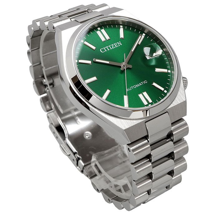 CITIZEN 腕時計 シチズン 時計 ウォッチ シチズン コレクション TSUYOSA Collection ツヨサ コレクション 自動巻き メカニカル グリーン メンズ NJ0150-81X [並行輸入品]