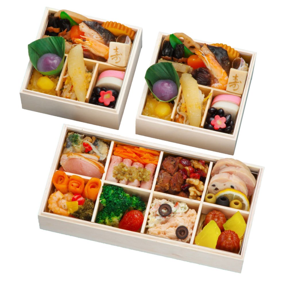 恵比寿 ロジエ 監修 個食おせち＆オードブル 二段三重 2人前 41品 おせち料理 冷凍 正月料理 縁起物 御節 惣菜【沖縄県・離島 配送不可】