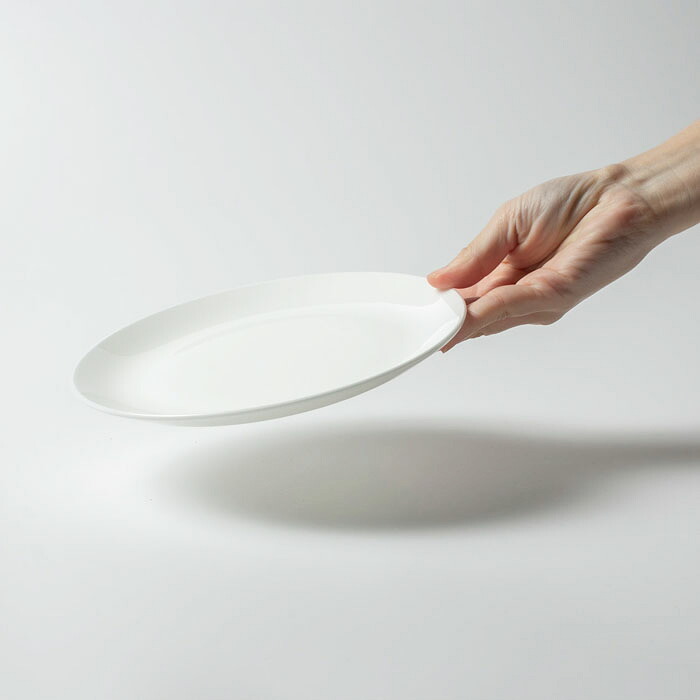 19cmプレート (1枚箱入) 〈1890Y-G0119〉 柳宗理 ボーンチャイナシリーズ NIKKO 洋食器 中皿 r8d 電子レンジ対応 食洗機対応