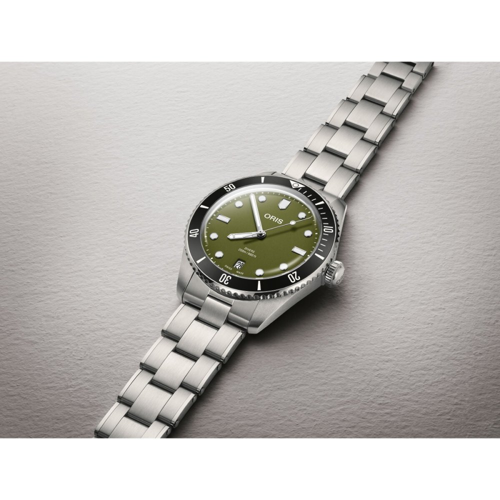 オリス ORIS ダイバーズ デイト DIVERS DATE 腕時計 メンズ 自動巻き ダイバーズウォッチ 01 733 7795 4057-Set【2026 新作】