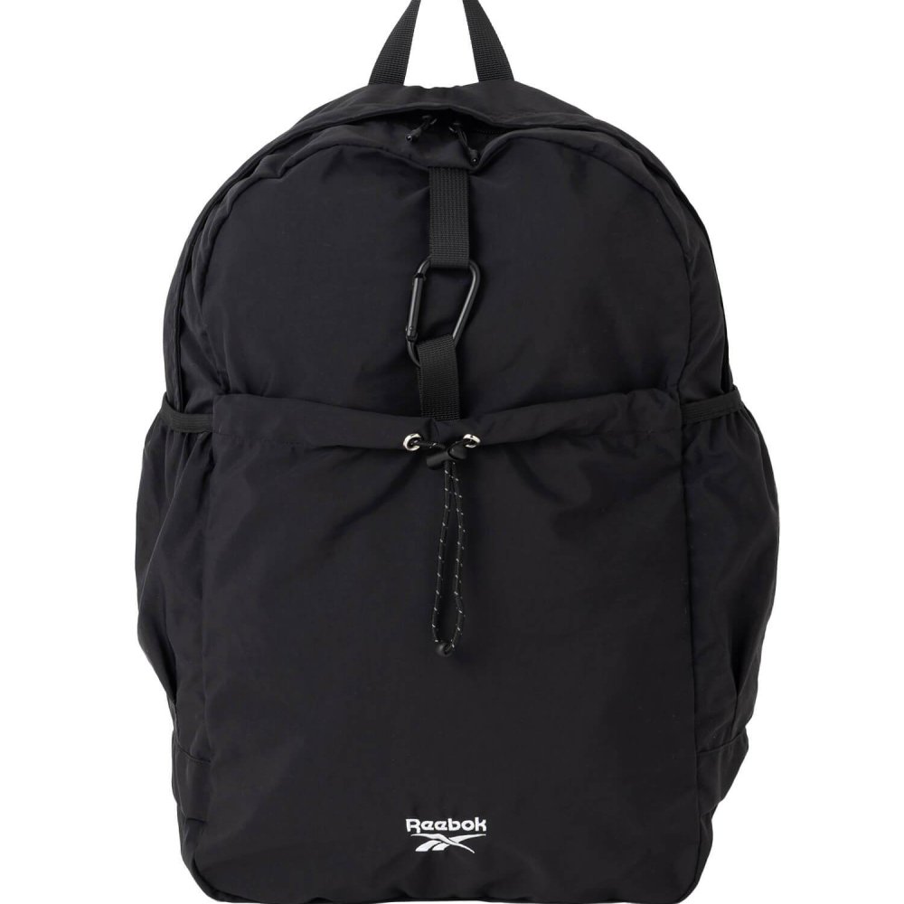Reebok リーボック ナイロンリュック 約23L a4 軽量 軽い リュックサック  レディース メンズ ユニセックス 通学 学生 高校生 通勤 大人 カラビナ付き デイパック  ワンポイントロゴ シンプル アウトドア スポーツリュック ブランド 旅行 2026 karlas