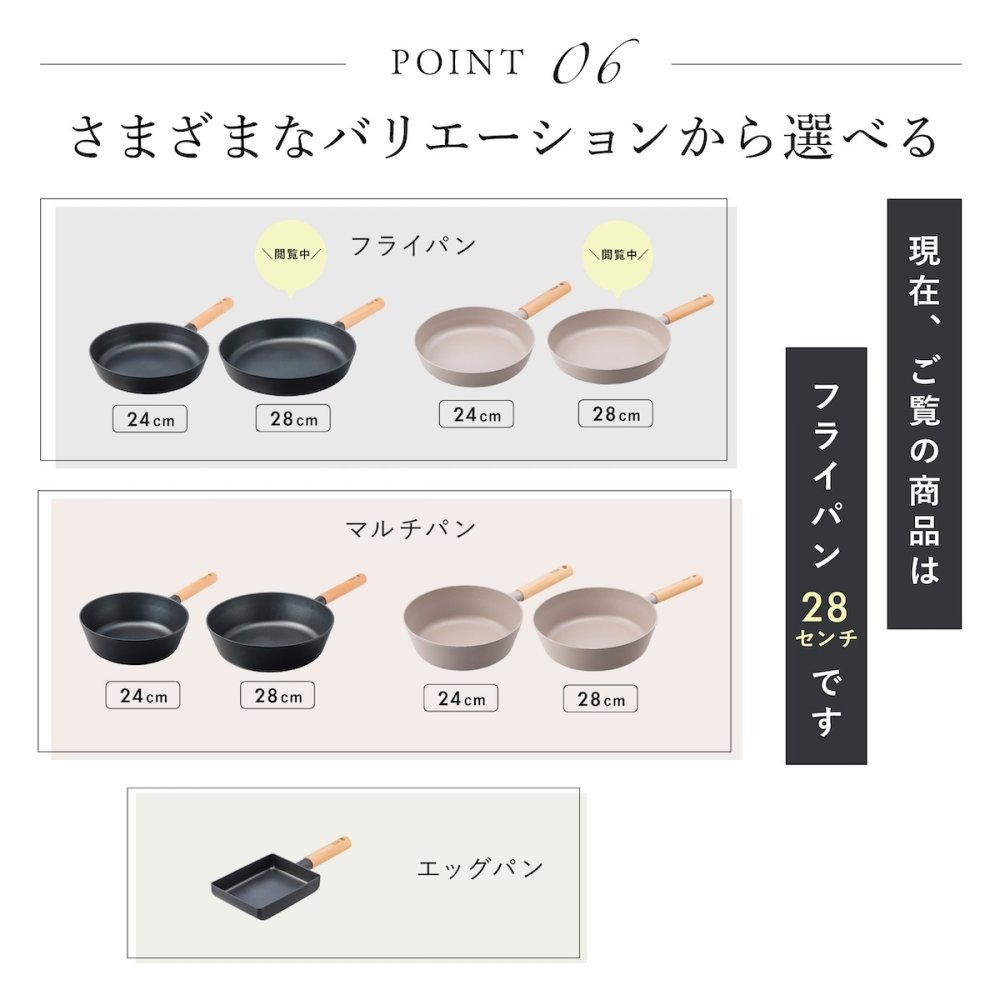 TI:DA フライパン 28cm チタン＆ダイヤモンドWコーティング IH ガス対応 軽量 キズに強い 焦げつきにくい お手入れ簡単 ブラック グレー おしゃれ 調理器具 キッチン用品 新生活 結婚祝い 引っ越し祝い 料理好き プレゼント 実用的 ギフト TIDA ティーダ