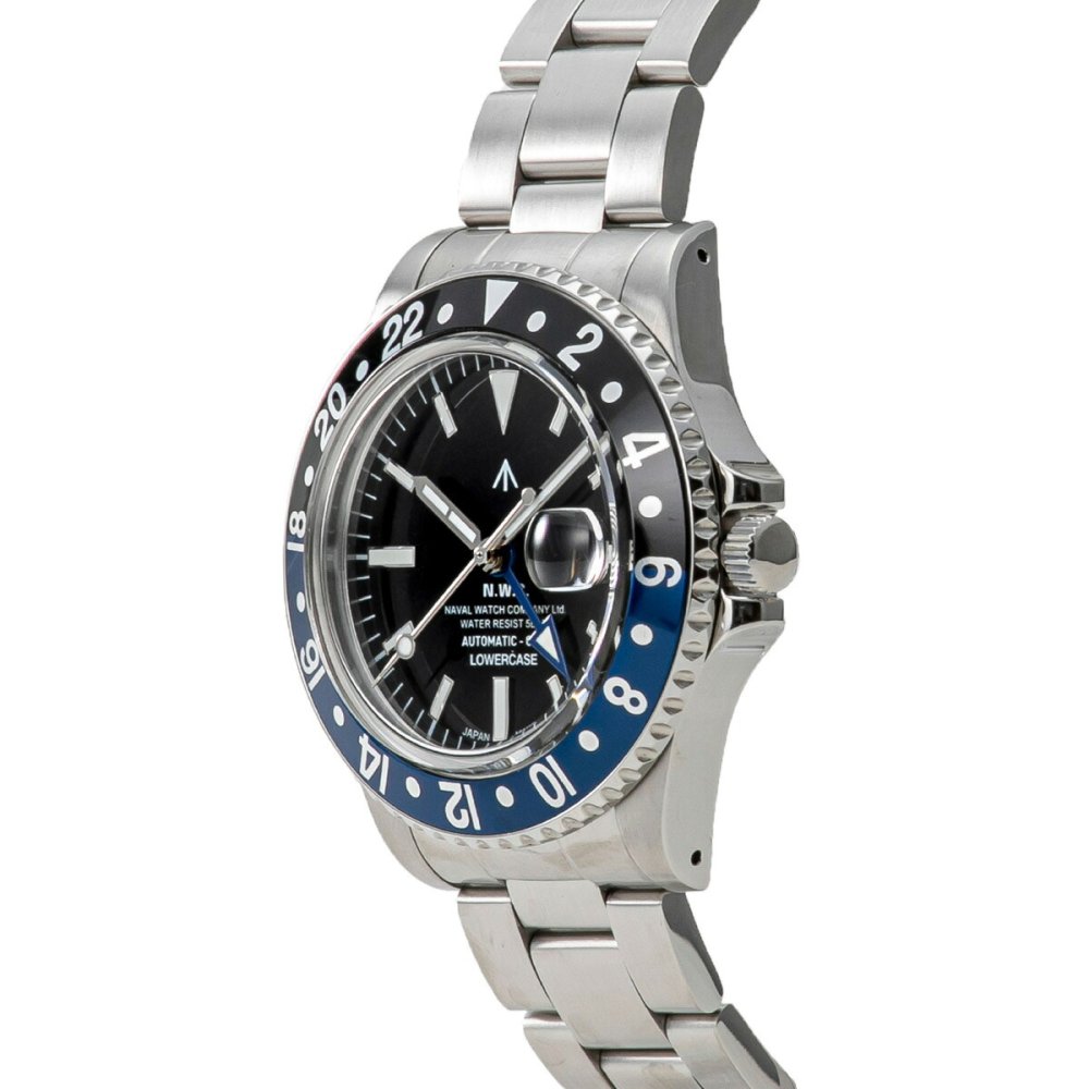 ナバルウォッチ NAVAL WATCH Produced By LOWERCASE ローワーケース FRXD005 腕時計 メンズ 自動巻き GMT