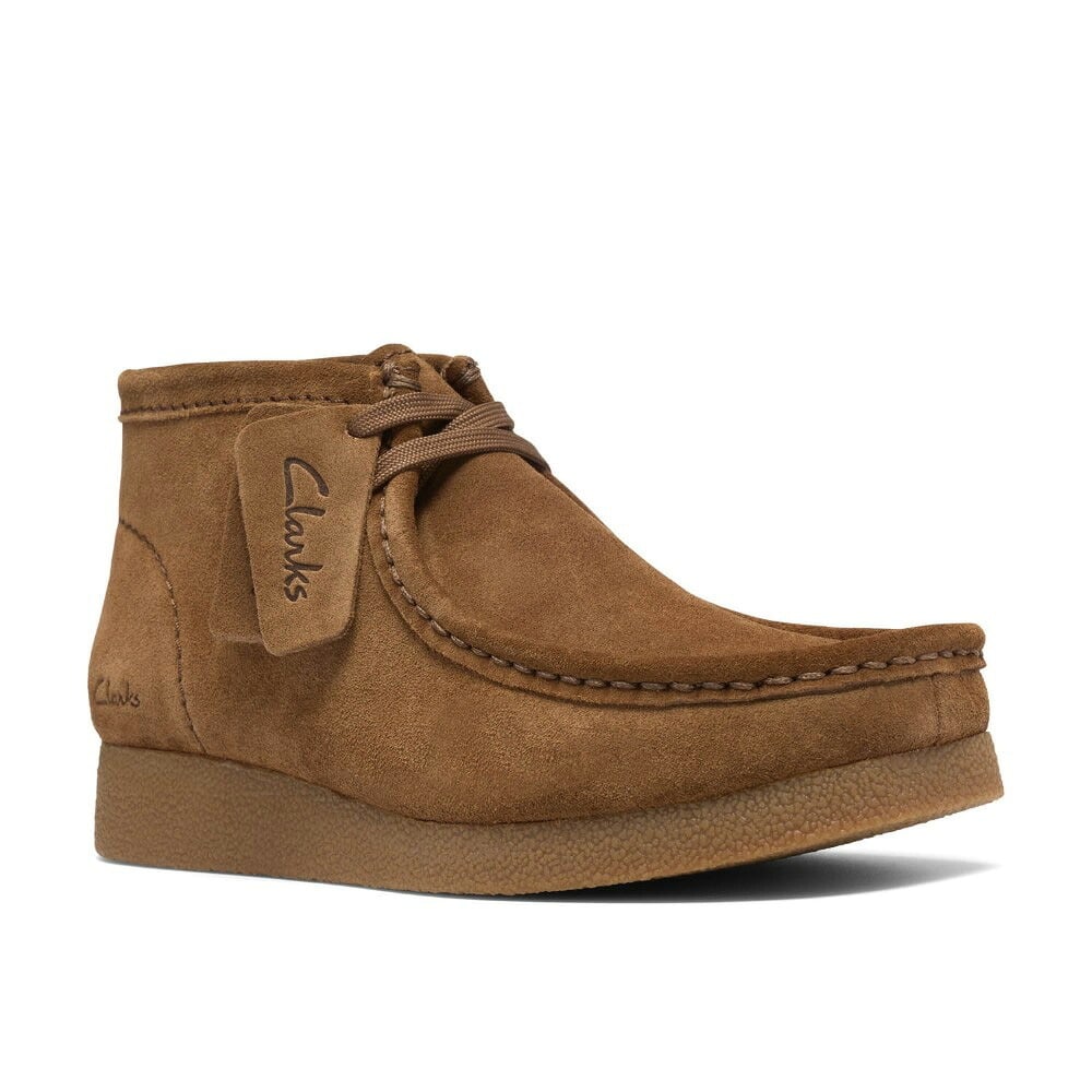 クラークス ブーツ メンズ ワラビー エヴォ ブーツ 靴 モカシン ショートブーツ スエード Clarks 26329302 Wallabee EVO BT