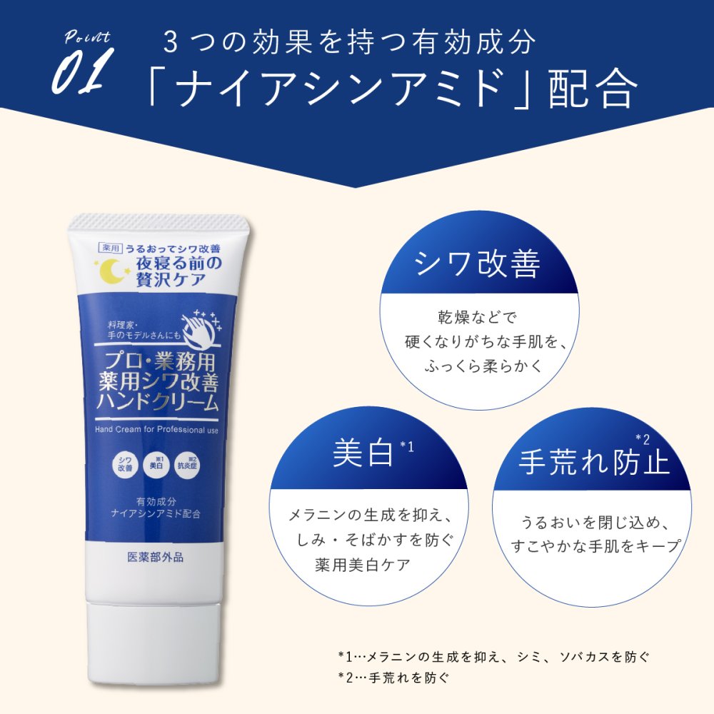 ハンドクリーム ヤーマン プロ・業務用 薬用シワ改善ハンドクリーム 50g 2個セット 医薬部外品 ナイアシンアミド シワ改善 美白 手荒れ予防 高保湿 保湿 手のシワ 乾燥対策 シミ ソバカス メラニン セラミド ヒアルロン酸 夜用 ハンドケア ラベンダー 女性 母 妻 誕生日 母の日 プレゼント ギフト