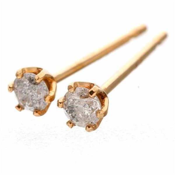ダイヤモンドピアス プラチナ Pt900 K18 ゴールド 0.1ct レディース ジュエリー シンプル 一粒 18金 イエローゴールド ピンクゴールド ペア ギフト プレゼント アクセサリー