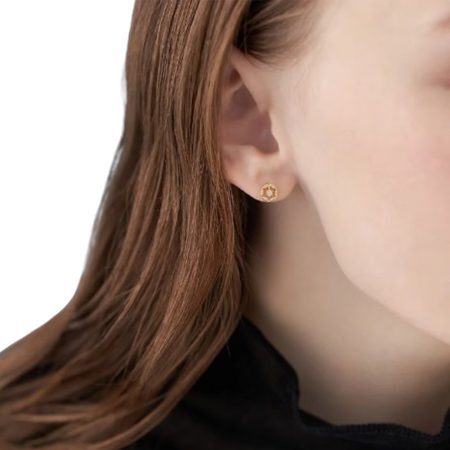【無料ラッピング】 ヨンドシー 4℃ ピアス K10イエローゴールド 2025 Holiday Collection ダイヤモンド レディースブランド 正規品 新品 ギフト プレゼント 人気 おすすめ 誕生日 記念日 クリスマス 送料無料