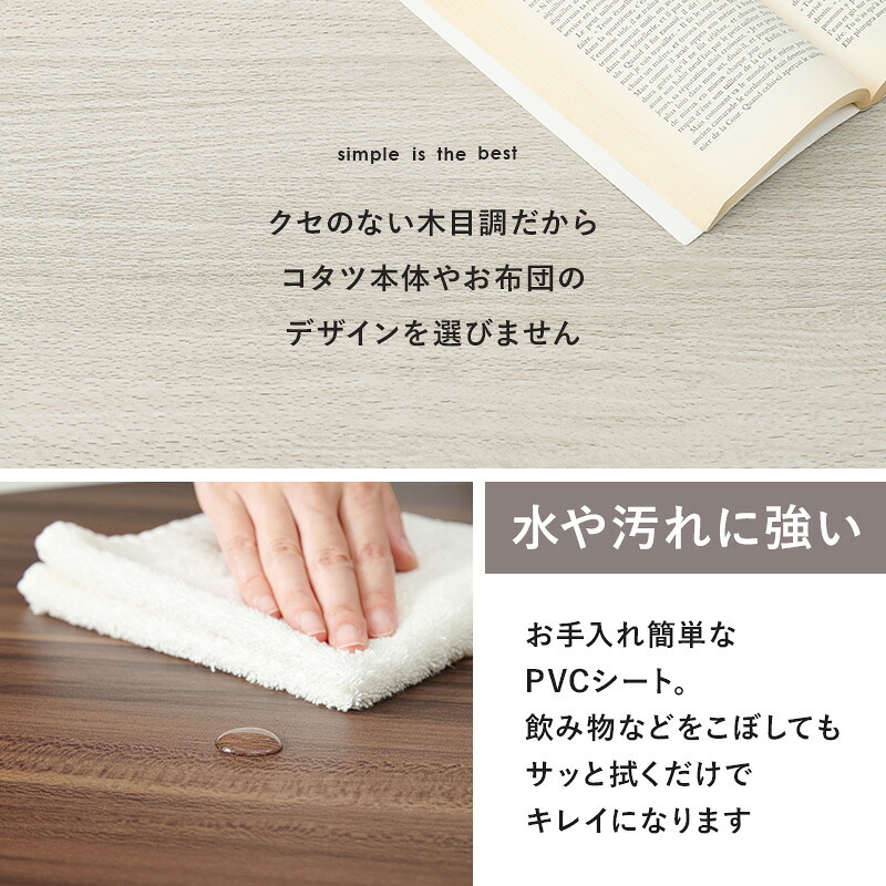 テーブル コタツ天板 KT-508-80丸 こたつ 天板 80cm 円形 丸型 天板単品 リバーシブル ブラウン グレイッシュホワイト 木製 表裏 おしゃれ 木目調 交換用天板 新生活