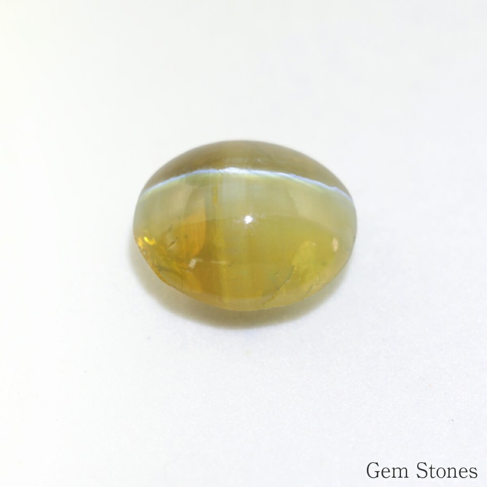 クリソベリルキャッツアイ 3.386ct ルース 宝石 裸石 クリソベリル ブラウン イエロー キャッツ ネコ ジュエリー オリジナル 制作 コレクション 誕生石 10月 記念 お守り 誕生日