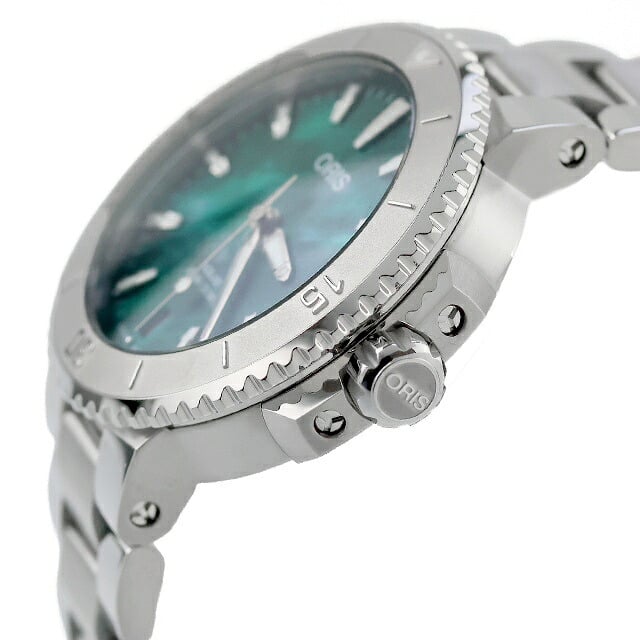 アウトレット オリス 腕時計 アクイス デイト ブレスネット 36.5mm 01 733 7770 4137-07 8 18 05P ORIS 時計 自動巻き  新品