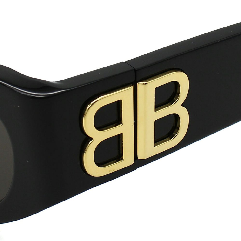 バレンシアガ BALENCIAGA サングラス アジアンフィット UVカット アイウェア フォックス BB0324SK-002 メンズ レディース ユニセックス ブラック+グレー 国内正規品