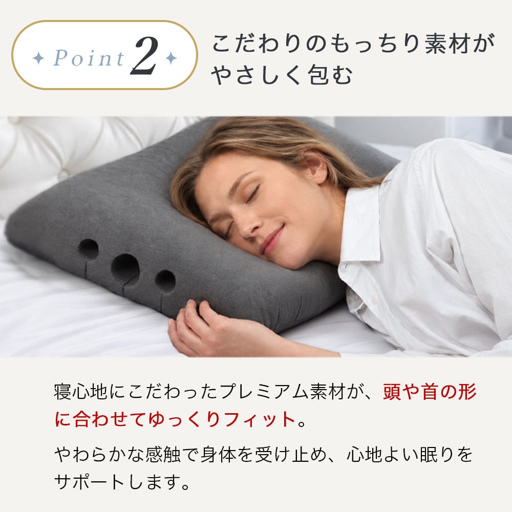 枕 まくら 無重力枕 炭眠 スミミン 泡枕 GUTNAP 活性炭配合 NASA開発素材配合 公式 質の良い睡眠 消臭 ウレタン 低反発 いびき対策枕 いびき防止 通気性抜群  60cm×37cm 仰向け 横寝 ストレートネック 新生活