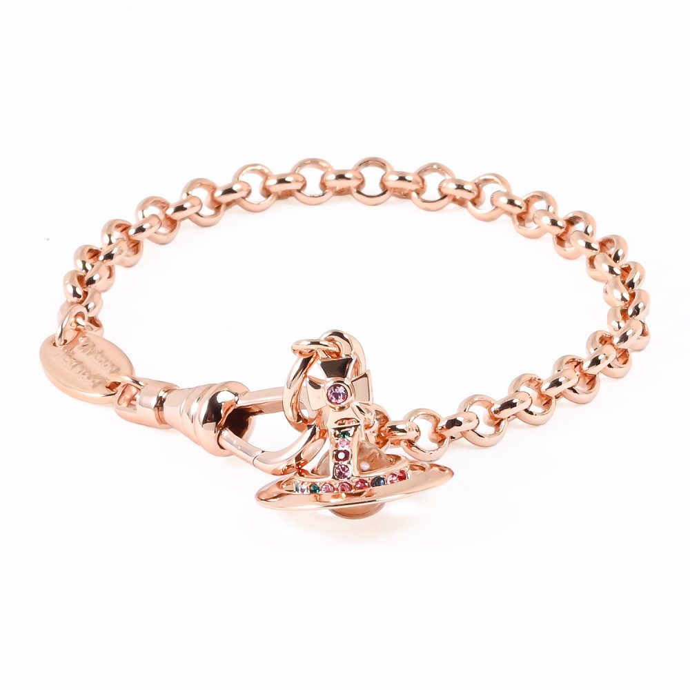ヴィヴィアンウエストウッド Vivienne Westwood ブレスレット バングル NEW PETITE ORB レディース ピンクゴールド 6102005702G002 CN ジュエリー 送別会 誕生日 結婚祝い 結婚式 彼氏 息子 夫 男性 高級 父の日 母の日【スペシャルラッピング660円(別売り)】 即日発送 彼氏 財布 バレンタイン
