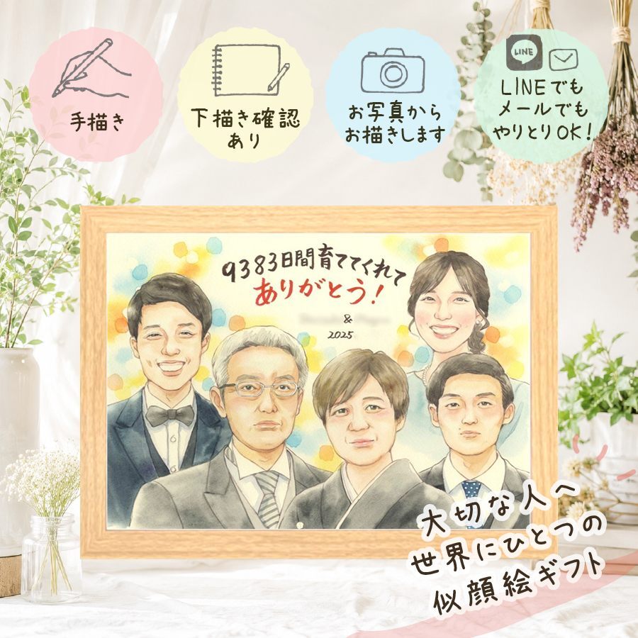 贈り物 結婚祝い 似顔絵 名入れ プレゼント 手描き ギフト サンクスボード 感謝 結婚式 婚礼 披露宴 大人数 両親 新郎 新婦 親族 下書き確認 修正無料 名入れ 実績多数 宝物 喜ばれる かわいい 披露宴 感謝ボード 婚礼 思い出 メモリアルギフト オーダーメイド 二次会 メモリアル お祝い返し キレイ イラスト 応援 白寿祝い バレンタインデー 感激