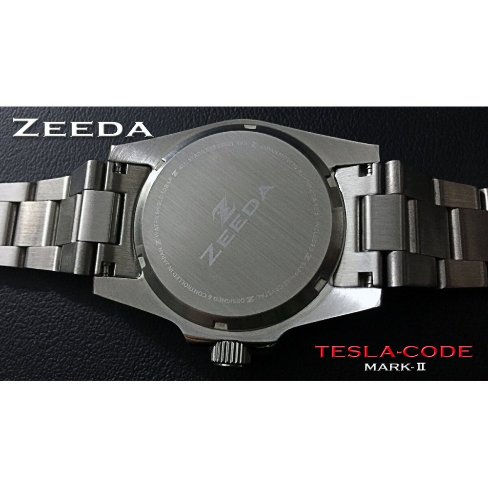 ジーダ ZEEDA テスラコード マーク2 TESLA-CODE MARK-II FOREST GREEN 腕時計 メンズ 自動巻き ZD-TC2-GRN