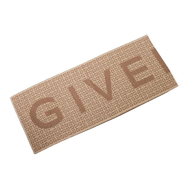 ジバンシー GIVENCHY マフラー GV3518-J6261-004 ユニセックス メンズ レディース ベージュ ブラウン マフラー