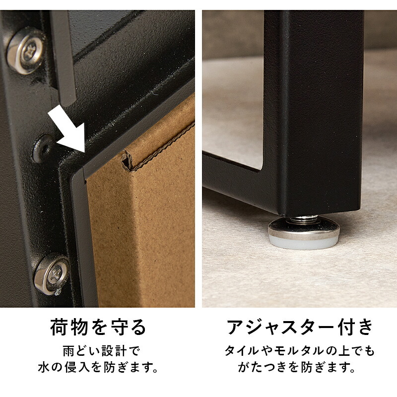 ガーデン エクステリア 宅配ボックス ポスト 置き配 2段 コンパクト 大容量 ステッカー 防水 防サビ 防食 玄関先 ポスト付き 配達用マニュアル付 印鑑ケース付一戸建て用 自宅用 錠 おしゃれ 一体型 スタンドポスト 宅配ポ
