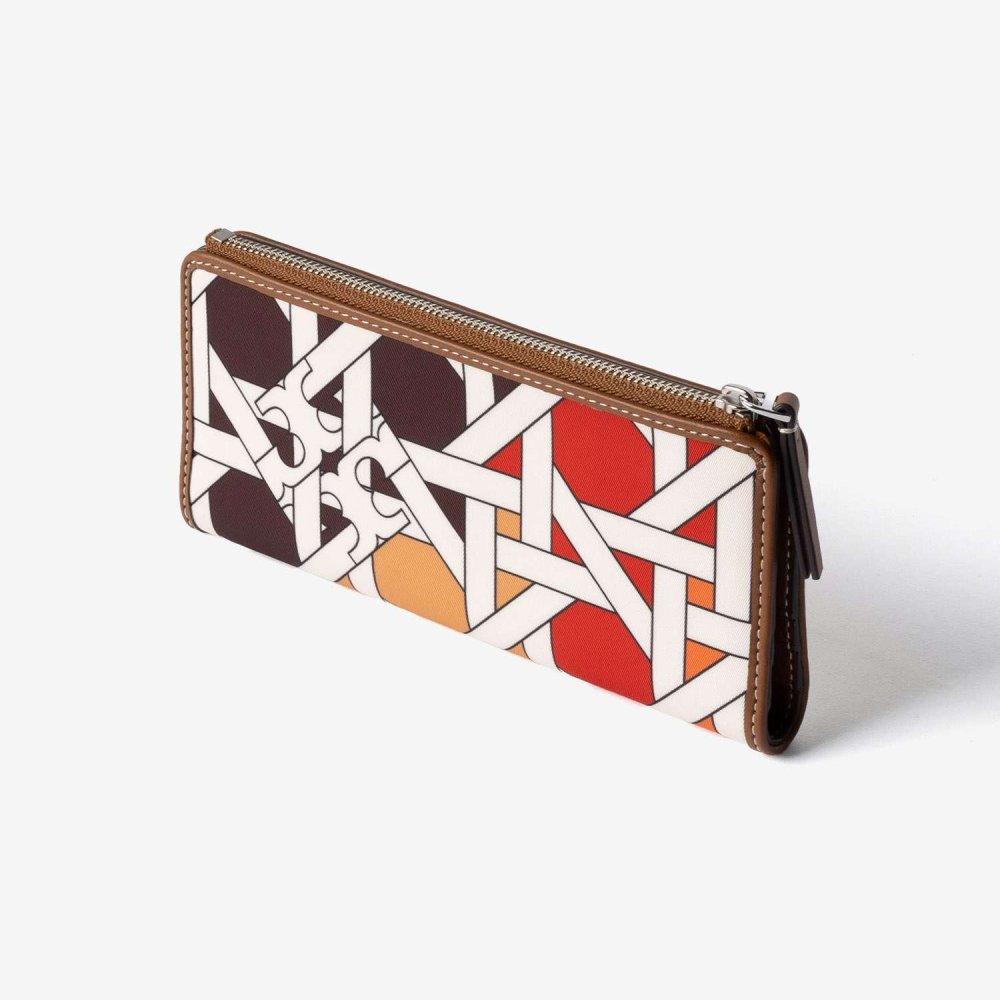 トリーバーチ TORY BURCH Basketweave Small Slim Envelope Wallet バスケットウィーブ スモール スリム エンベロープ ウォレット 175894 長財布 レディース 財布 小物