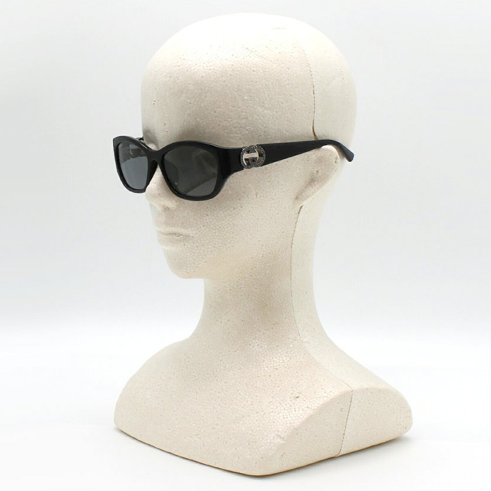 グッチ GUCCI サングラス アジアンフィット アイウェア UVカット スクエア GG1826SK-004 メンズ レディース ユニセックス ブラック+グレー 国内正規品